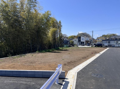 【前面道路含む現地写真】 | 所沢市北秋津　全4区画 D区画