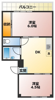 【間取り】 | 大商第一マンション