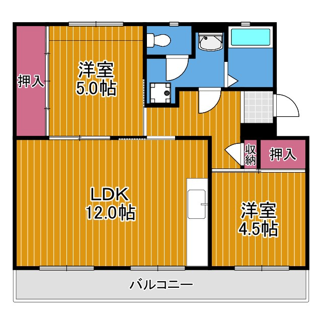 ヴィラナリー千代田９号棟の間取り