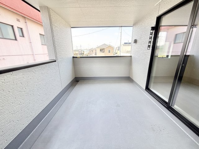 【仲介手数料無料／大治町】リーブルガーデン大治町八ツ屋　新築戸建のバルコニー