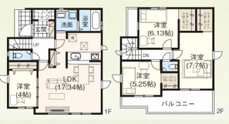 【間取り】 | 上尾市栄町　新築分譲住宅
