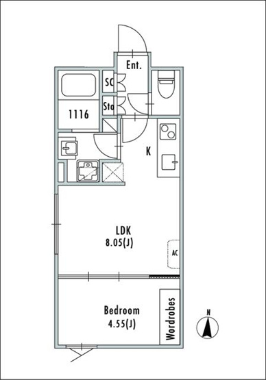 【間取り】 | ＧＲＡＮ　ＰＡＳＥＯ大崎戸越銀座Ⅰ