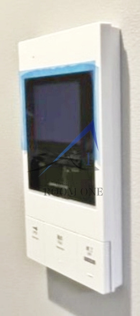 FLレジデンス早稲学府Ⅲのセキュリティ|モニター付きインターホンです。