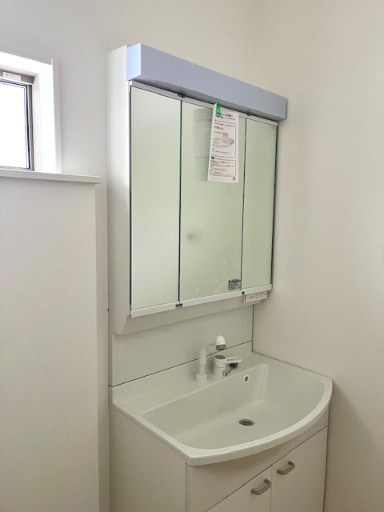 越前市平出新築戸建2号棟の独立洗面台