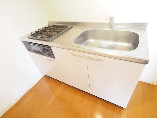 レジディア文京湯島Ⅱのキッチン|２口ガスコンロ