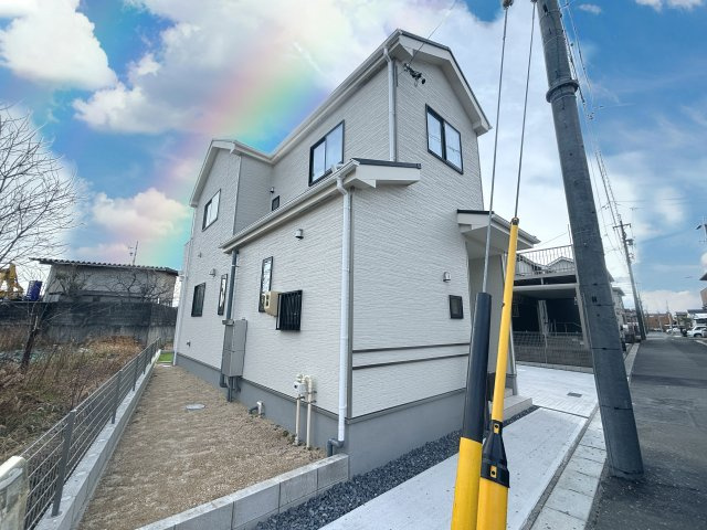 【仲介手数料無料／大治町】ハートフルタウン大治町長牧7期　新築戸建の前面道路含む現地写真