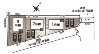 【区画図】 | 新築　新潟市西区金巻 第1  3号