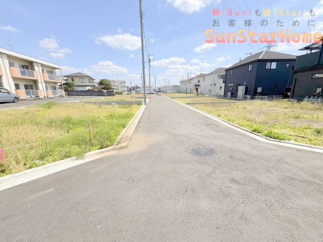 【サンスターホーム】武蔵村山市岸1丁目　①区画の前面道路含む現地写真
