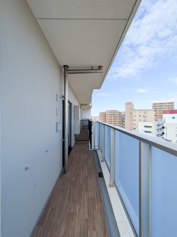 グランカサーレ西明石駅前のバルコニー|バルコニー付きです