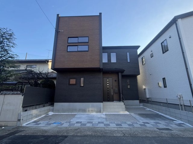 【仲介手数料無料／蟹江町】ブルーミングガーデン海部郡蟹江町宝4丁目　新築戸建の外観