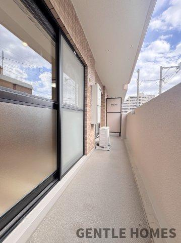 サンシティ鳥飼のバルコニー