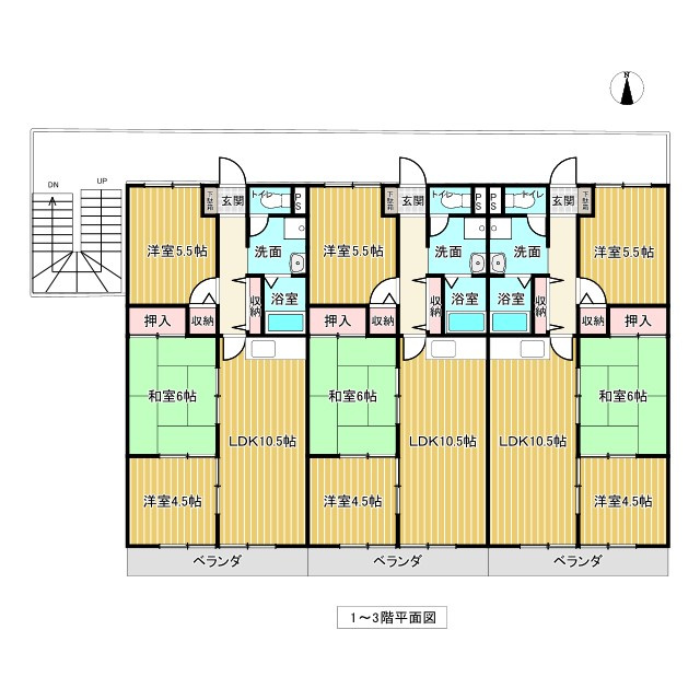 アーバンステイ森川　B棟の間取り