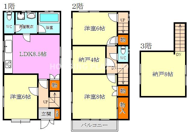 浜添通２丁目貸家