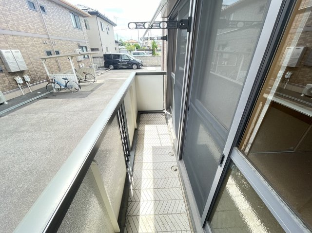 サニーウェルBのバルコニー|高崎、前橋のお部屋探しはエンドスケープまで！お客様の理想お聞かせ下さい♪