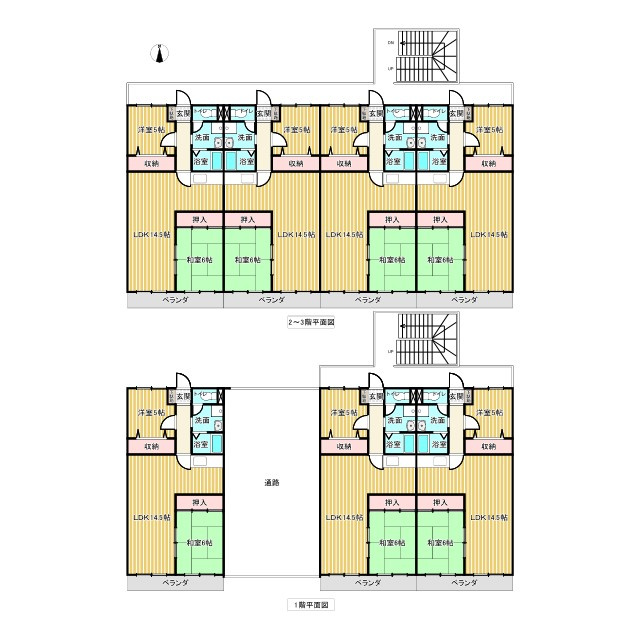 アーバンステイ森川　A棟の間取り