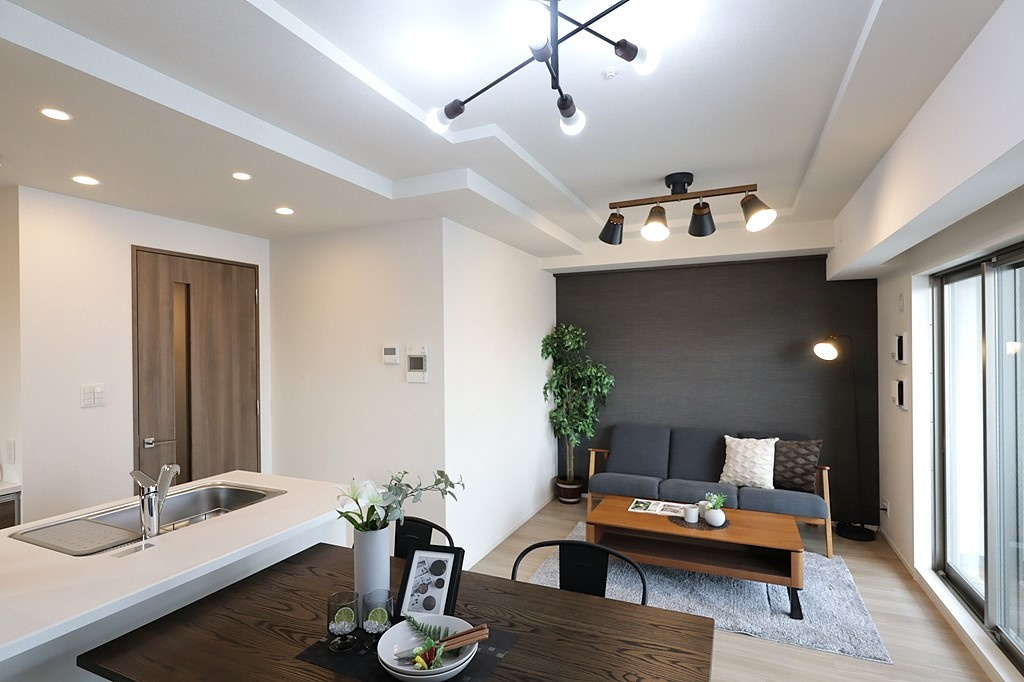 ～ペットと暮らせるマンション～エスリード小阪プライムプレイスの居間・リビング