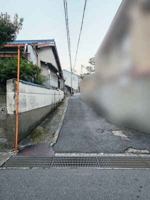 【前面道路含む現地写真】 | 山科区川田西浦町　売地（建築条件付き）
