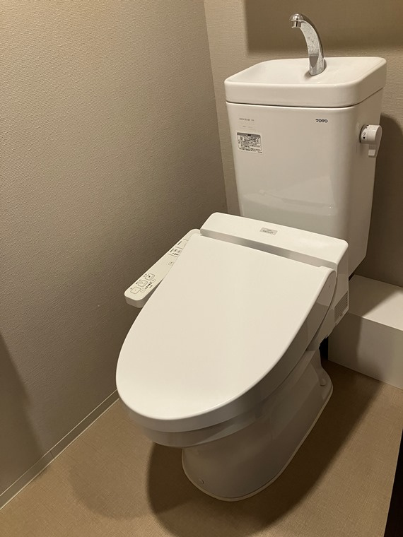 ザ・パークハウス南行徳レジデンスのトイレ|コンパクトで使いやすいトイレです