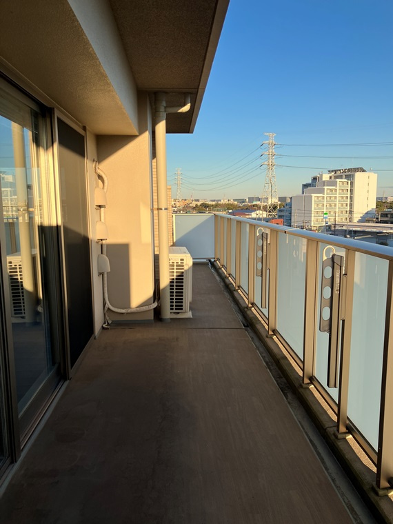 ザ・パークハウス南行徳レジデンスのバルコニー|バルコニーがあります
