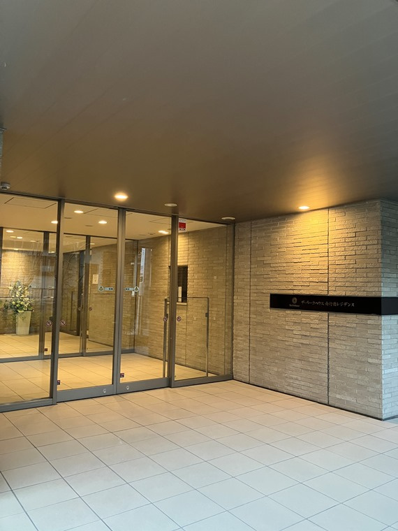 ザ・パークハウス南行徳レジデンスのエントランス|清潔なエントランスです