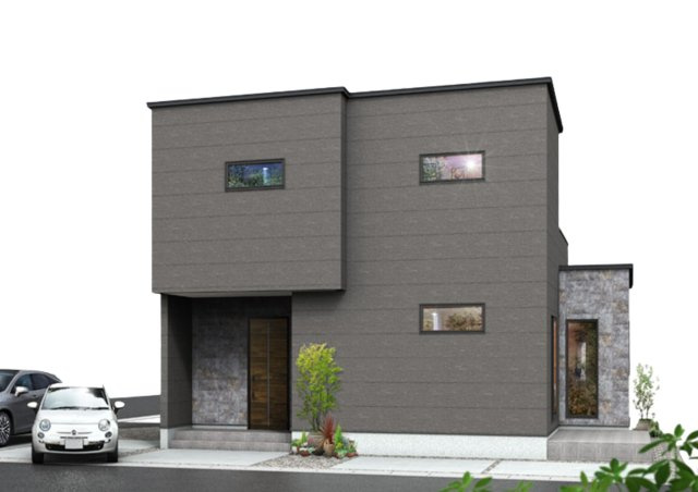 新築戸建　沼津市岡宮２期　全１棟の外観パース|イメージパース