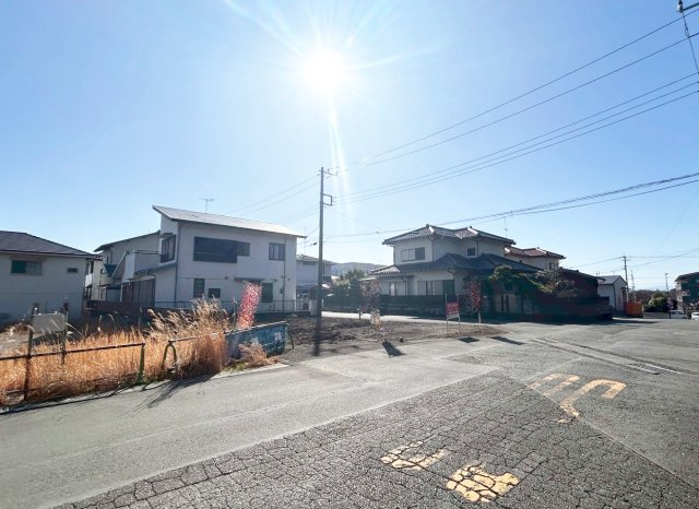 新築戸建　沼津市岡宮２期　全１棟の前面道路含む現地写真|現地撮影　2.19