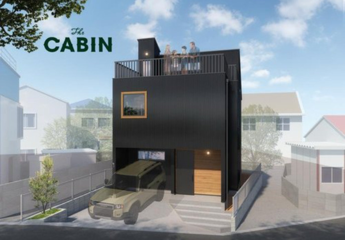The CABIN AKABANE ― 空を楽しむ、大人のデザイナーズハウス ―の外観