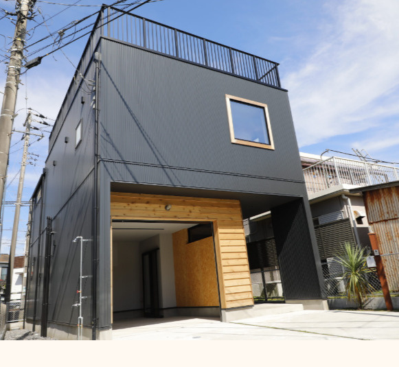 The CABIN AKABANE ― 空を楽しむ、大人のデザイナーズハウス ―の外観|同社施工事例