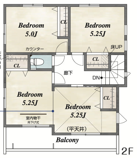【仲介手数料無料】入間市　久保稲荷　全１棟　入間市の新築住宅なら西武ハウジングの間取り