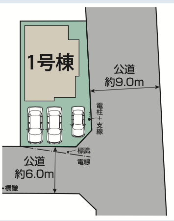 【仲介手数料無料】入間市　久保稲荷　全１棟　入間市の新築住宅なら西武ハウジングの区画図