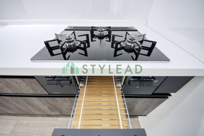 【キッチン】 | ニューファミール桜森 | 魚焼きグリル付きガスコンロ