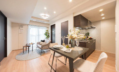 プラウド文京千駄木の居間・リビング