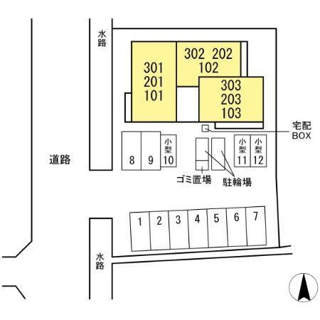 アルネオLの区画図