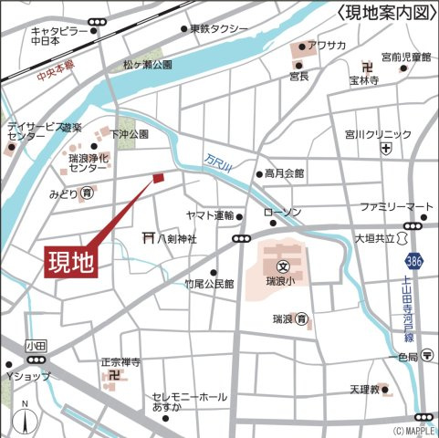 瑞浪市下沖町第３の地図