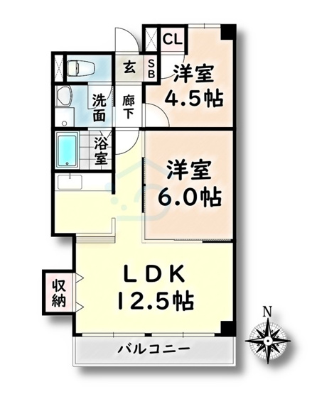 【間取り】 | Kスクエアサウス【名古屋市賃貸・エレベーター付】