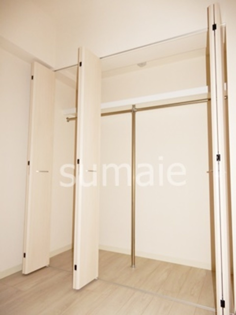 アンシャンテ大宮の収納|クローゼットは上部まで無駄なく収納！