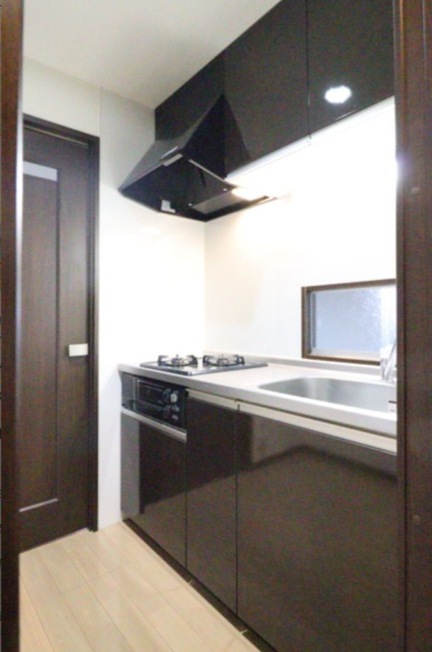 熊本市中央区坪井３丁目の賃貸マンションのキッチン