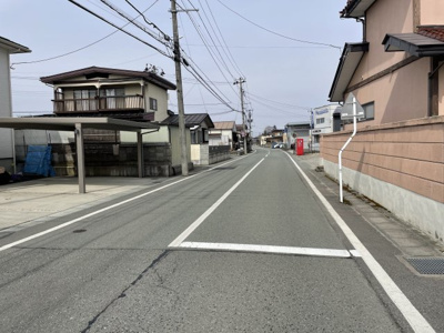 【前面道路含む現地写真】 | 山形市西原　中古戸建