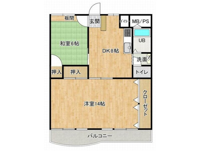 【間取り】 | 山科団地D棟