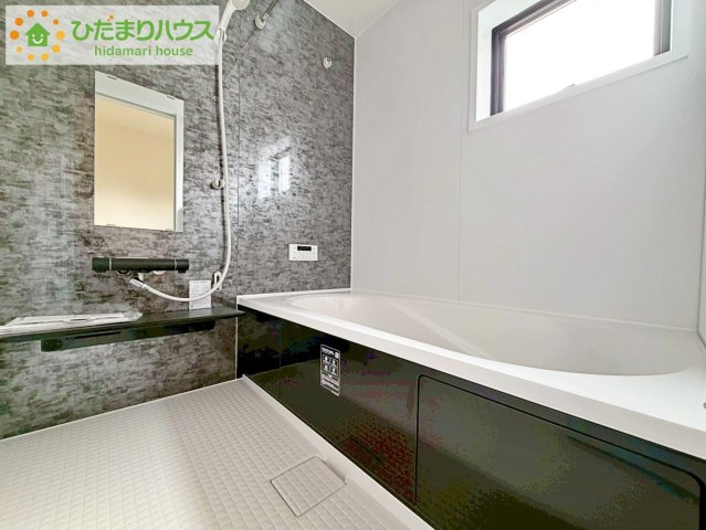 郡山市町東２丁目第2　新築戸建　1号棟の浴室|大人が足を伸ばしても十分な広さ！一人でゆっくりくつろぐ時間も大切です！