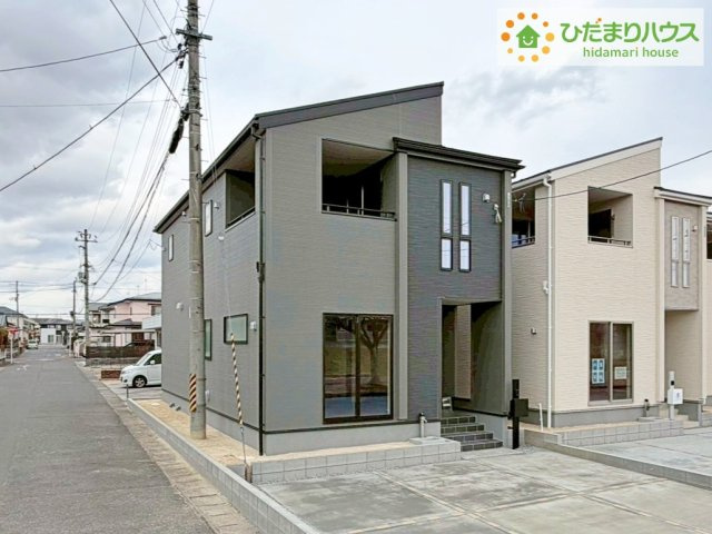 郡山市町東２丁目第2　新築戸建　1号棟の外観|平日・お仕事終わりに少しだけみたい！そんな方も大歓迎です♪お気軽にお問合せください