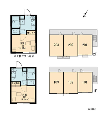 【区画図】 | フェンテⅡ