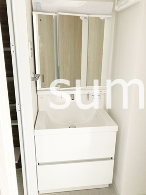 ALBIREOの洗面所|シャンプードレッサー。