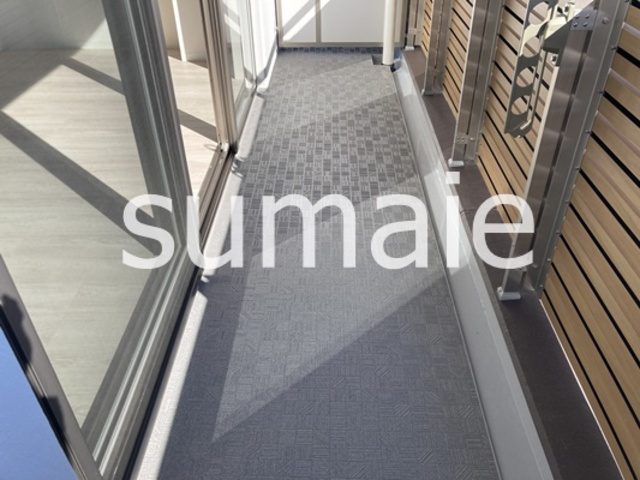 ALBIREOのバルコニー|バルコニースペース。