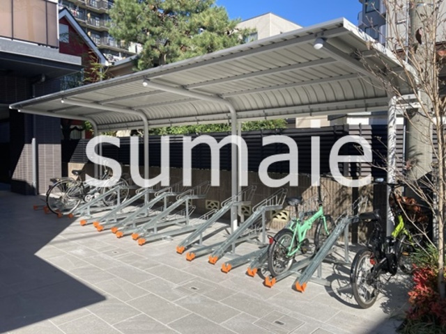 ALBIREOのその他共用部分|敷地内駐輪場。