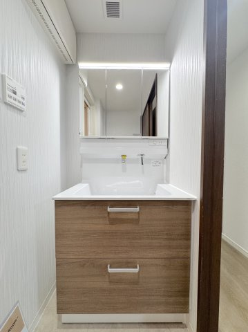 ロワールマンション西公園東の独立洗面台