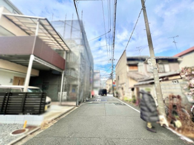 【前面道路含む現地写真】 | 伏見区鑓屋町　中古戸建