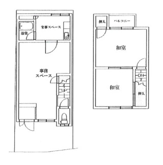 【間取り】 | 伏見区鑓屋町　中古戸建