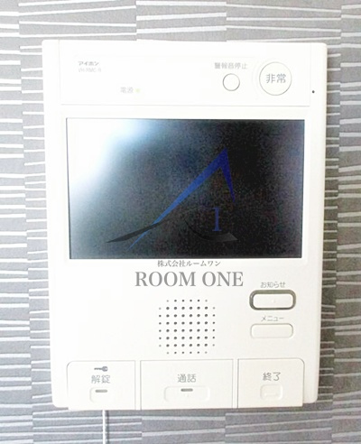 サングレース赤塚Ａのセキュリティ|モニター付きインターホンです。