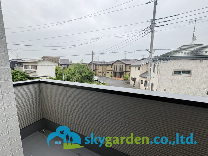 茅ヶ崎市東海岸北6期　新築戸建　全3棟1号棟のバルコニー